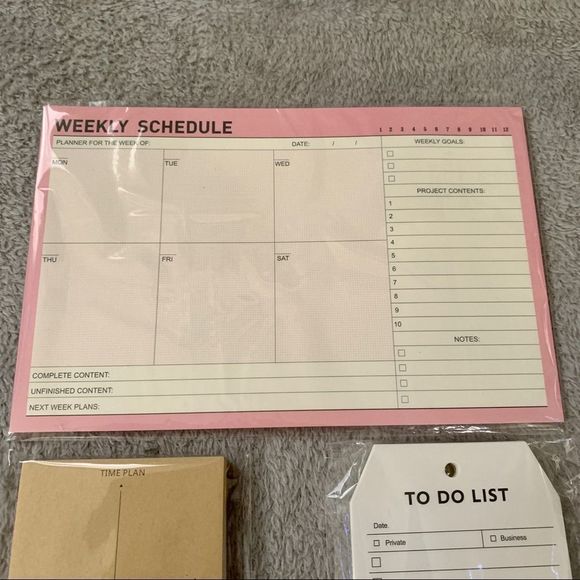 3 pcs planner set - Picture 2 of 4